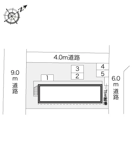 ★手数料０円★我孫子市南新木４丁目 月極駐車場